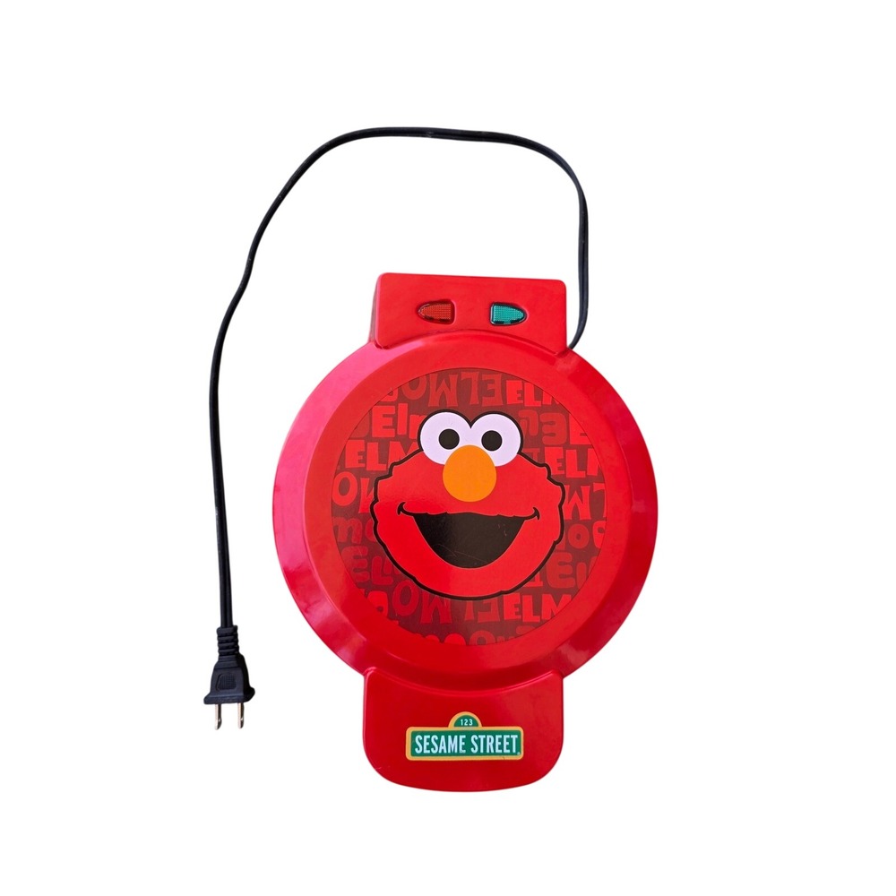 Sesame Street Elmo Waffle Maker‎ Electric Non-Stick Breakfast WM1-SES-ELM